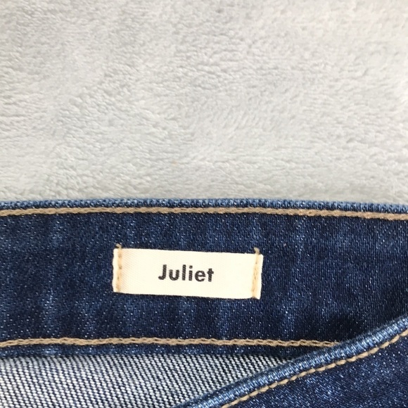 Letters To Juliet Distressed Darker Wash Juliet Jeans 27 New - Picture 6 of 13